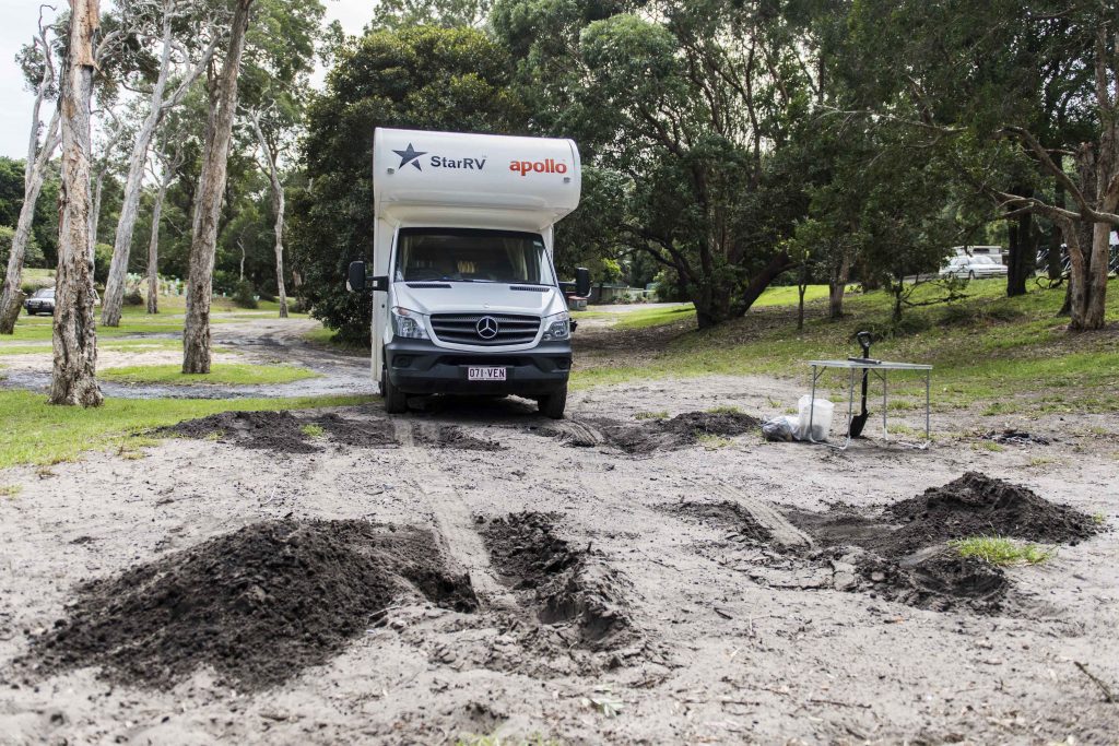 Treachery Camp, Seal Rocks, North Coast of Sydney, New South Wales, Australia