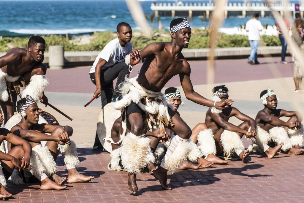 Zulu dancers, Durban