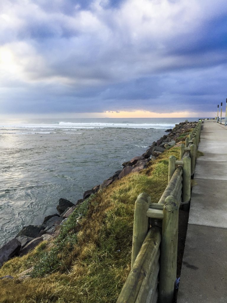 Promenade at Umgeni River mouth, Durban