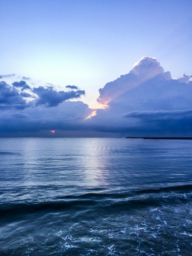 Sunrise at uShaka Pier, Durban